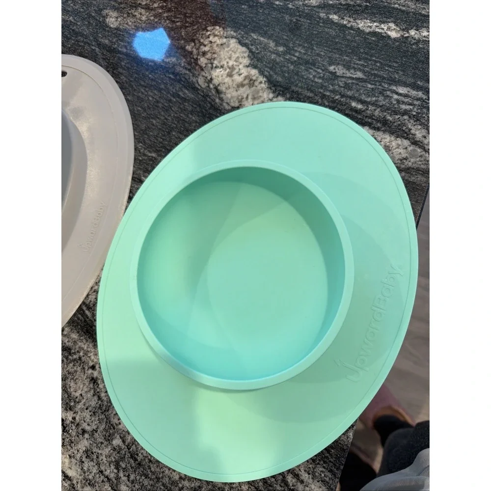 UpwardBaby Baby Toddler Bowl and Sectioned Placemat Silicone Suction